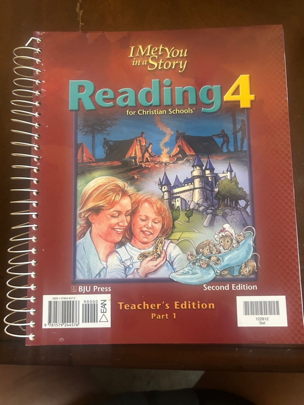 BJU Press Reading 4 Teacher's Edition - Red Cover